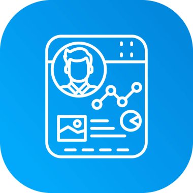 İş ve finans simgesinin vektör illüstrasyonu