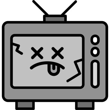 Bir televizyon karalaması.