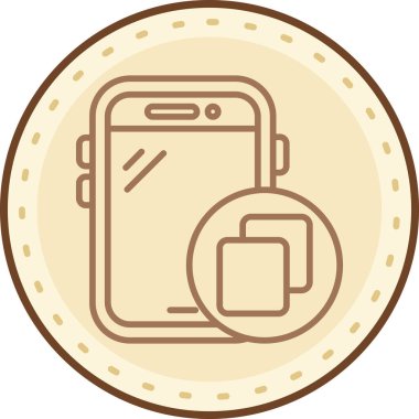 Bozuk paralı telefon, vektör illüstrasyonu