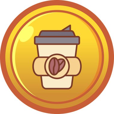 Kafe vektör simgesi