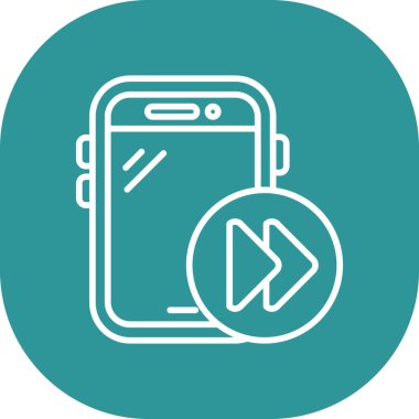 Vektör Mobil simge illüstrasyonu