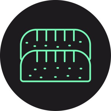 Gıda simgesinin vektör illüstrasyonu