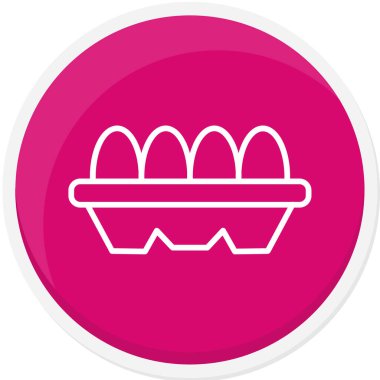 Suşi işaretli bir çemberde izole edilmiş bir vektör simgesi çizimi