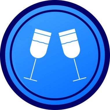 Cam. Web simgesi basit illüstrasyon