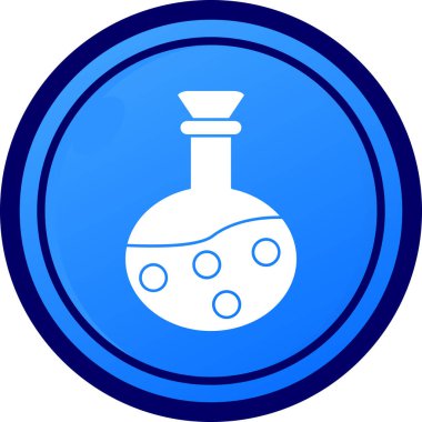 Benzersiz matara vektör simgesi