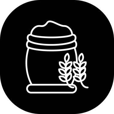 Gıda simgesinin vektör illüstrasyonu