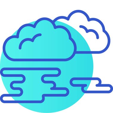 Bulut. Web simgesi basit illüstrasyon