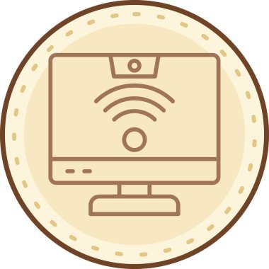 bilgisayar simgesi, vektör illüstrasyonu