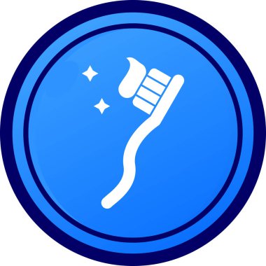 Simge fırçası. Çocuk sembolü için uygun. Mavi eş stili. Basit dizayn edilebilir. tasarım şablonu. Basit gösterim