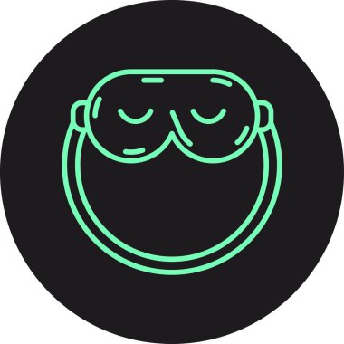 duygu simgesinin vektör illüstrasyonu, yüz simgesi