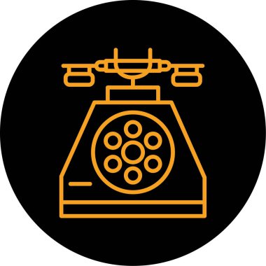 telefon simgesi, vektör illüstrasyonu basit tasarım