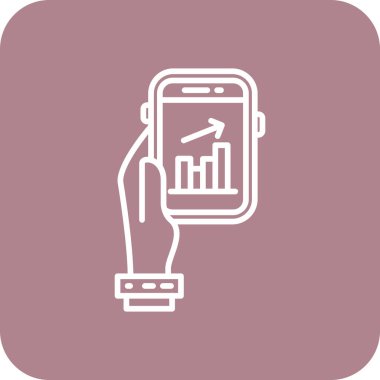 Modern simgenin vektör illüstrasyonu