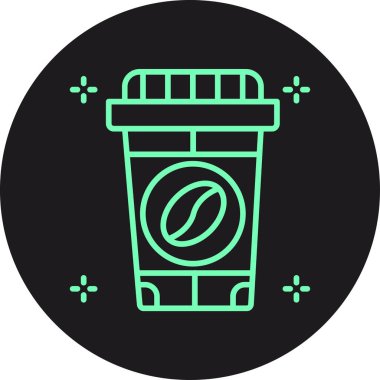 Vektör Kahve Simgesi illüstrasyonu