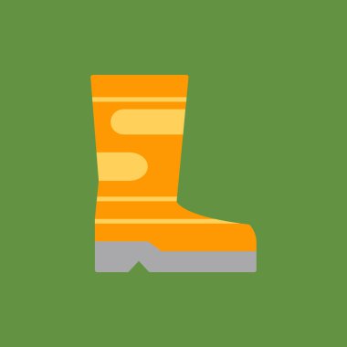 Çizme simgesi, vektör illüstrasyonu basit tasarım