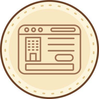 vektör para simgesi illüstrasyonu