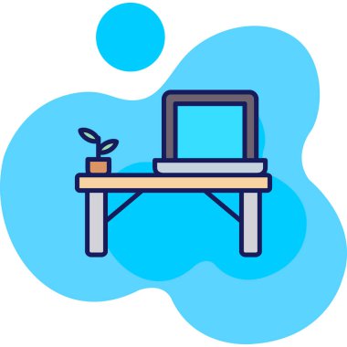 Bilgisayar. Web simgesi basit illüstrasyon