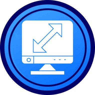 bilgisayar simgesi vektör illüstrasyonu