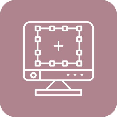 seo modern simgesinin vektör illüstrasyonu