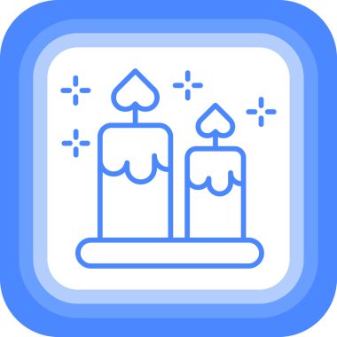 mum simgesi, vektör illüstrasyonu basit tasarım