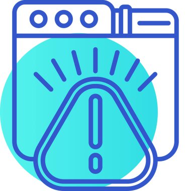 Bir gaz simgesinin vektör illüstrasyonu