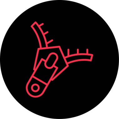 Modern oto tamir simgesinin vektör illüstrasyonu