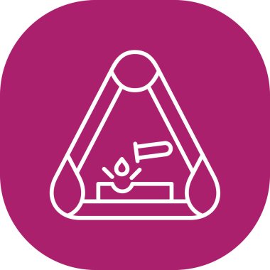 Bir çadırın vektör illüstrasyonu