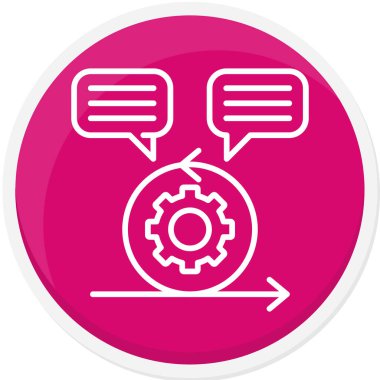 seo modern simgesinin vektör illüstrasyonu