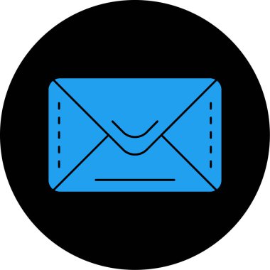 Zarf simgesi. vektör illüstrasyonu