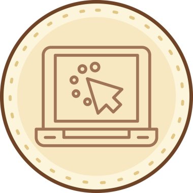 seo modern simgesinin vektör illüstrasyonu