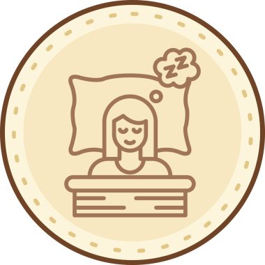 Elinde bir fincan kahve olan bir kadının vektör çizimi