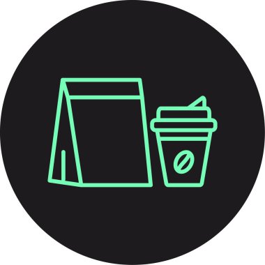 Gıda simgesinin vektör illüstrasyonu