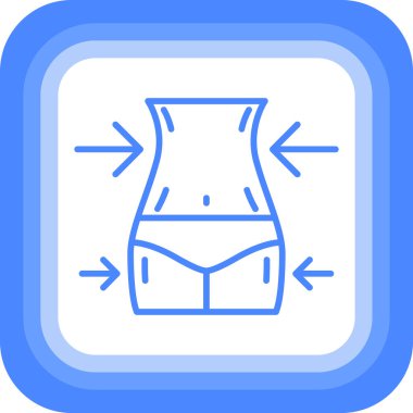 İç çamaşırı. Web simgesi basit illüstrasyon