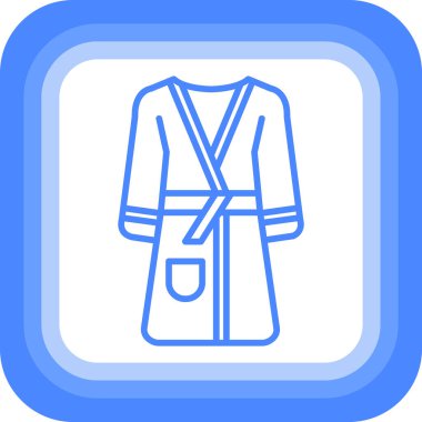 Kıyafetler. Web simgesi basit illüstrasyon