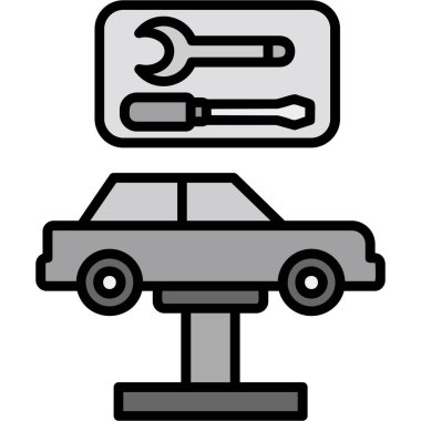 Araba tamiri. Web simgesi