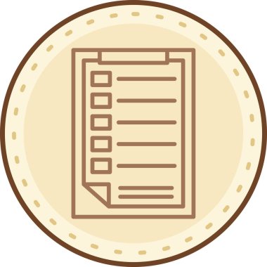 Moda biçiminde vektör simgesi illüstrasyonu