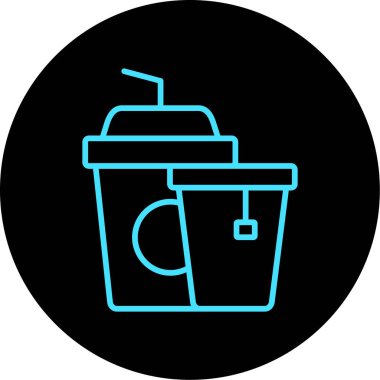 vektör kahve bardağı simgesi