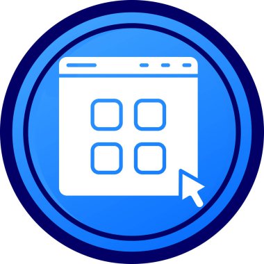 tarayıcı pencere simgesi, vektör illüstrasyonu