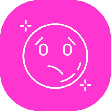 Moda Biçimli Emoji Simgesi İzole Arkaplan