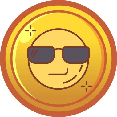 Güneş ikonu, basit illüstrasyon