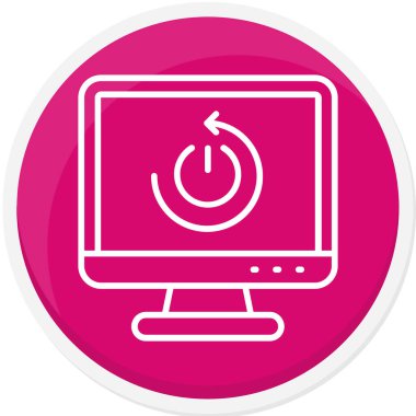 izleyici simgesi, vektör illüstrasyonu