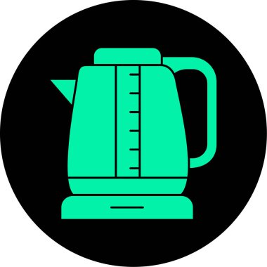 vektör kettle simgesi illüstrasyonu