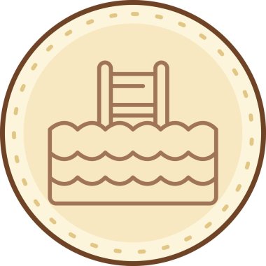 Gıda simgesinin vektör illüstrasyonu