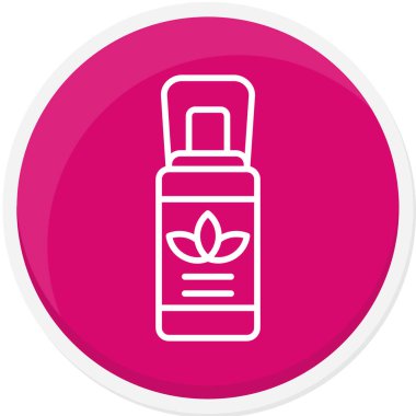 Yağ şişesi simgesi, vektör çizimi, yağ şişesi