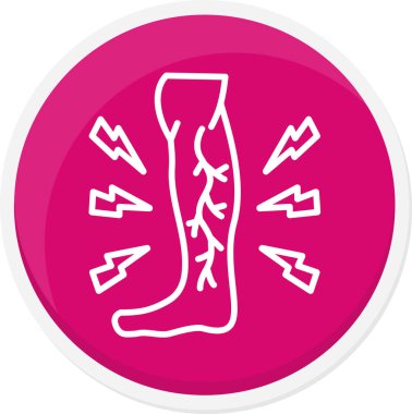 Tıbbi bir simgenin vektör illüstrasyonu