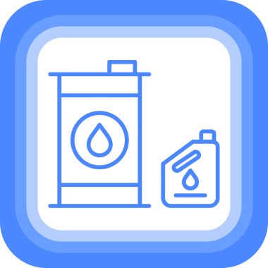 Yağ. Web simgesi basit tasarım