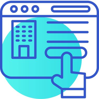 Belge. Web simgesi basit illüstrasyon