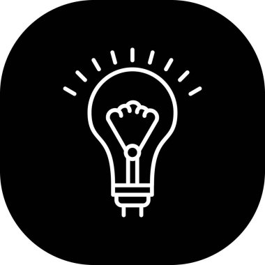 Vektör Ampul Simgesi illüstrasyonu