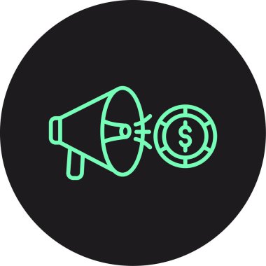 Vektör sözcüsü ico, vektör illüstrasyonu