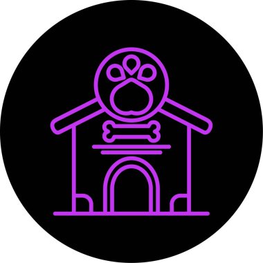 Modern simgenin vektör illüstrasyonu