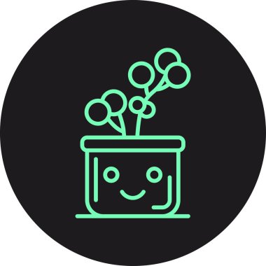 Vektör Çiçeği Simgesi illüstrasyonu